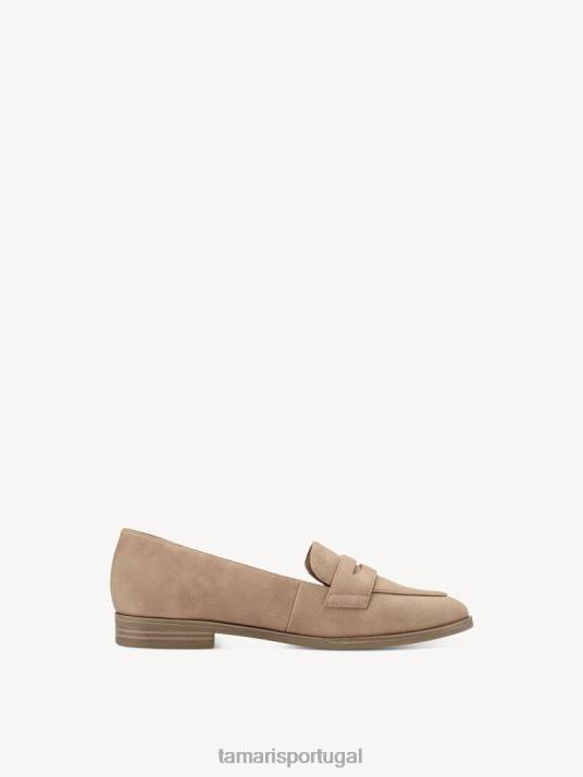 Tamaris mulheres chinelo - bege/taupe D06N327