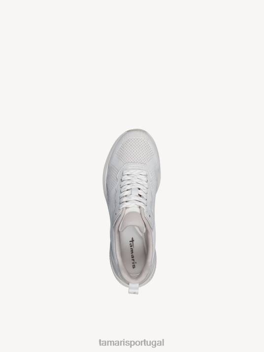 Tamaris mulheres sapatilha - branco/offwhite uni D06N978