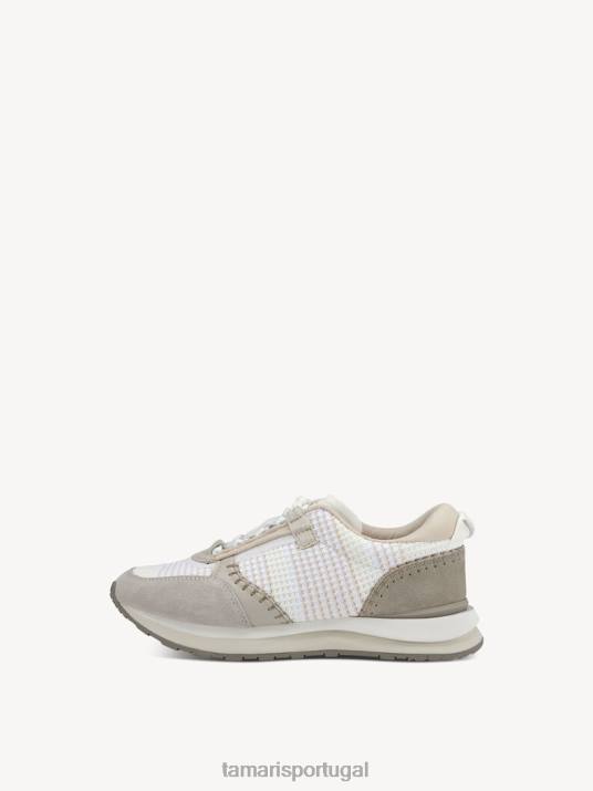 Tamaris mulheres sapatilha - pente branco/offwhite D06N112