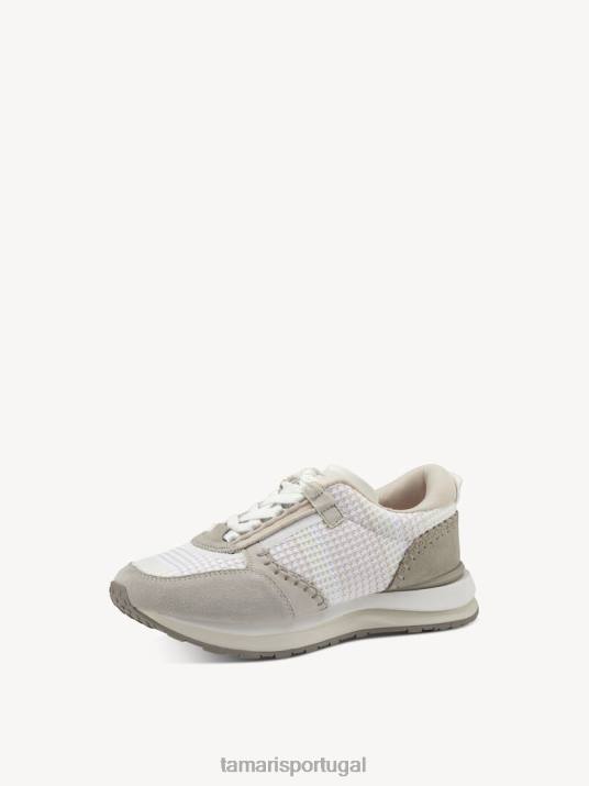 Tamaris mulheres sapatilha - pente branco/offwhite D06N112