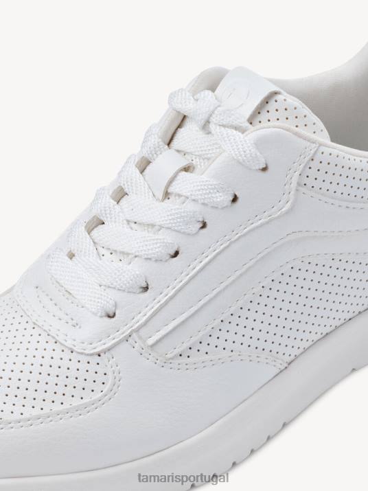 Tamaris mulheres tênis - soco branco/branco D06N1544